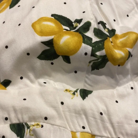 Torrid Stretch Challis Lemons Dress NWT 2 - Picture 5 of 5